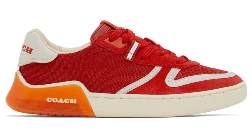 Coach 1941 Red Citysole Court Sneakers (C9026)