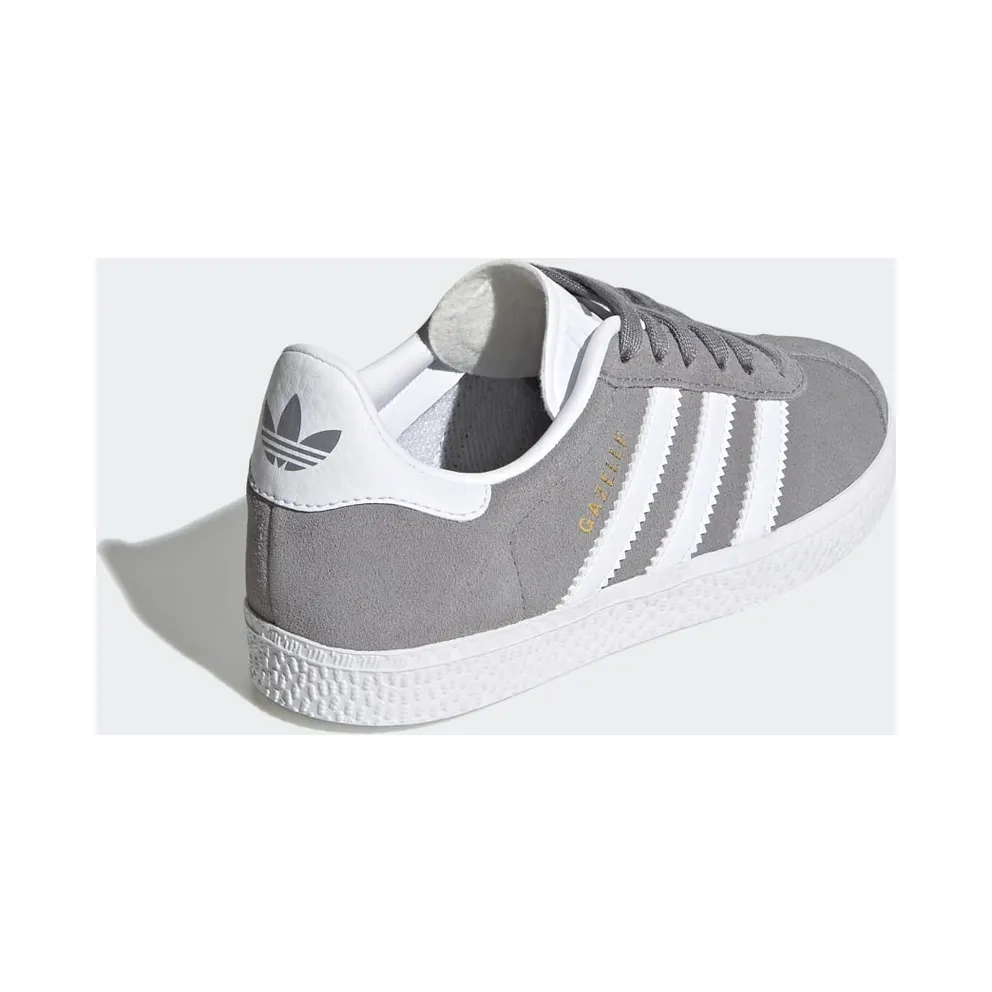 Adidas Gazelle Grey Three / Cloud White / Gold Metallic (FW0714)