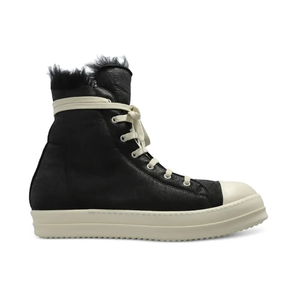 Rick Owens mit Shearling-Futter – Black (RU02E1890LSHC)