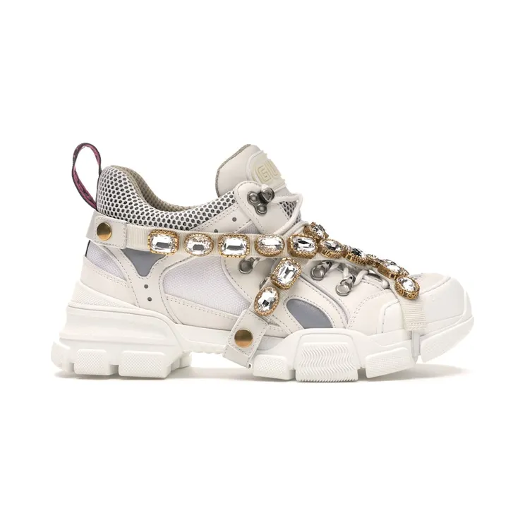 Gucci Flashtrek SEGA Ivory Removable Crystal (W) (541445 GGZ50 9081)