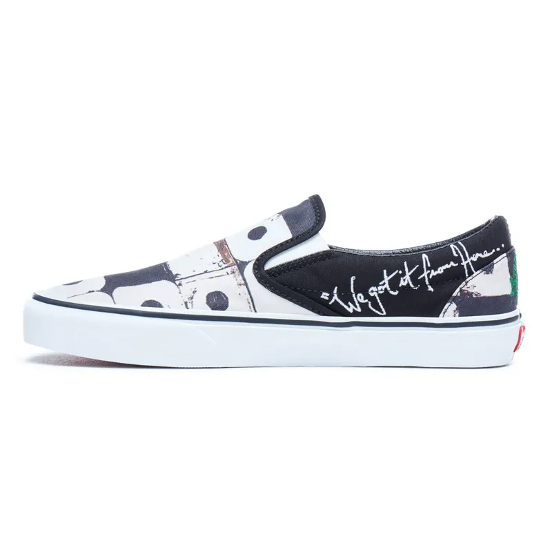 Vans Slip-On A Tribe Called Quest Black/White (VA38F7Q4B)
