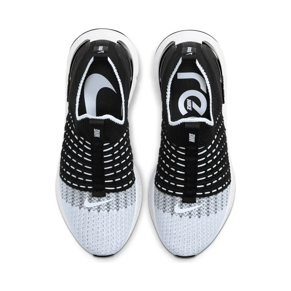 Nike React Phantom Run Flyknit 2 Black White (W) Black/White (CJ0280-001)