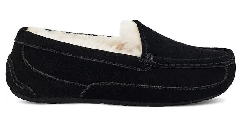 UGG Ascot Slide Black Suede (1120886K-BLKS)
