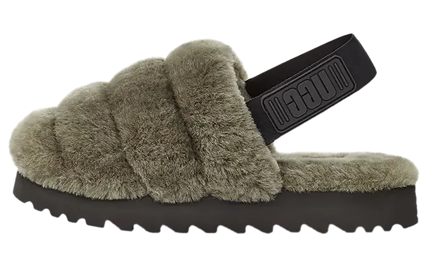 Ugg SUPER FLUFF Slide “Grey” (1121751-BTOL)