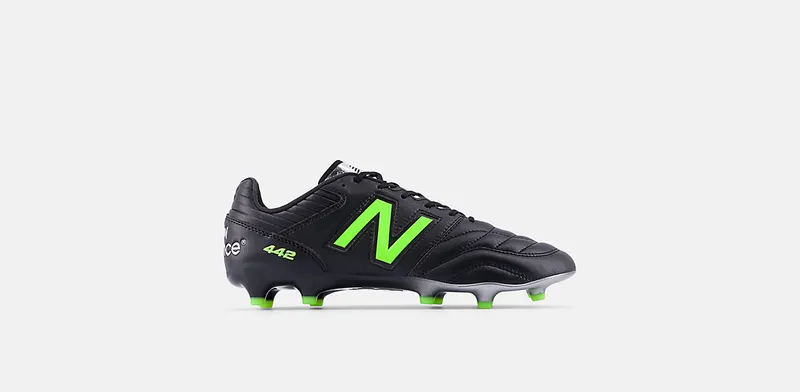 NEW BALANCE 442 PRO FG V2 “Black / Pixel Green” (MS41FMS2)