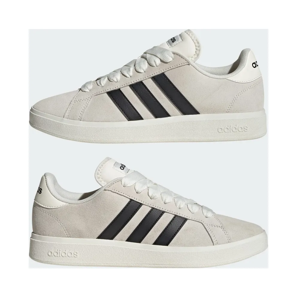 Adidas Grand Court Base 00s Off White / Core Black / Off White (JQ2719)