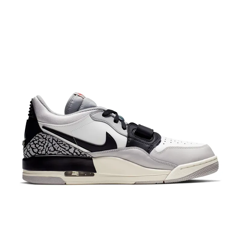Jordan Legacy 312 Low Tech Grey Fire Red Black Summit White/Fire Red-Tech Grey-Black (CD7069-101)