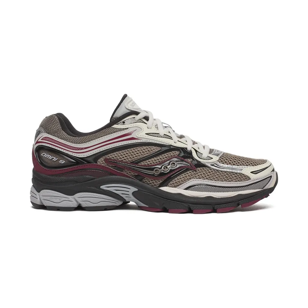 Saucony ProGrid Omni 9 Tomorrow, Meet Yesterday Pack Tan Maroon (S70832-8)