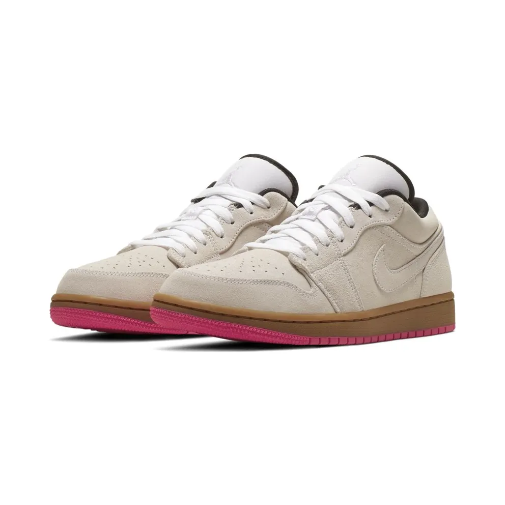 Jordan 1 Low White Gum Hyper Pink White/White-Gum Yellow-Hyper Pink (553558-119)