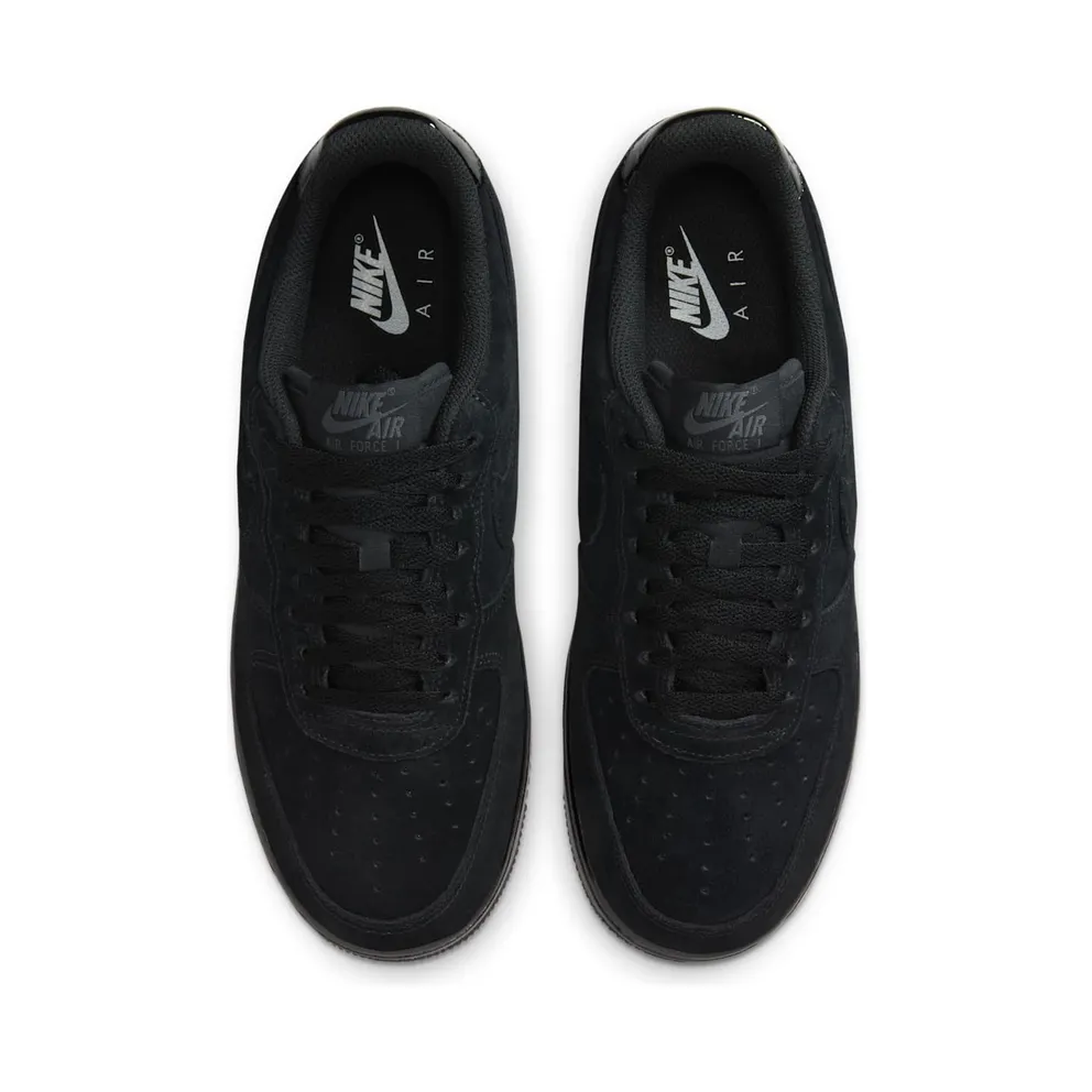 Nike Air Force 1 Low ’07 Triple Black Suede (HM9659-001)