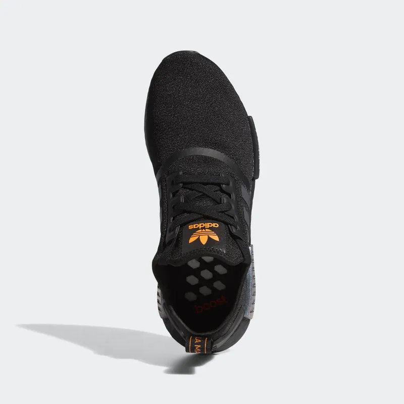 adidas  NMD R1 Reflective Xeno Core Black/Solar Orange/Cloud White (FV8025)