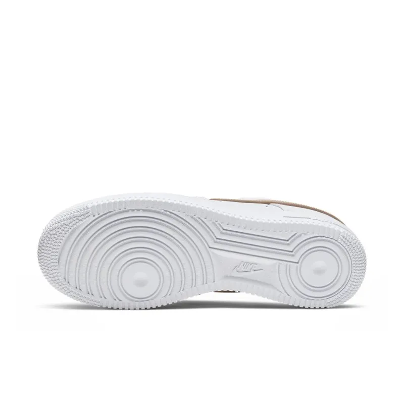 Nike Air Force 1 Low White Vachetta Tan White/Black-Metallic Gold-Vachetta Tan (CU6675-100)