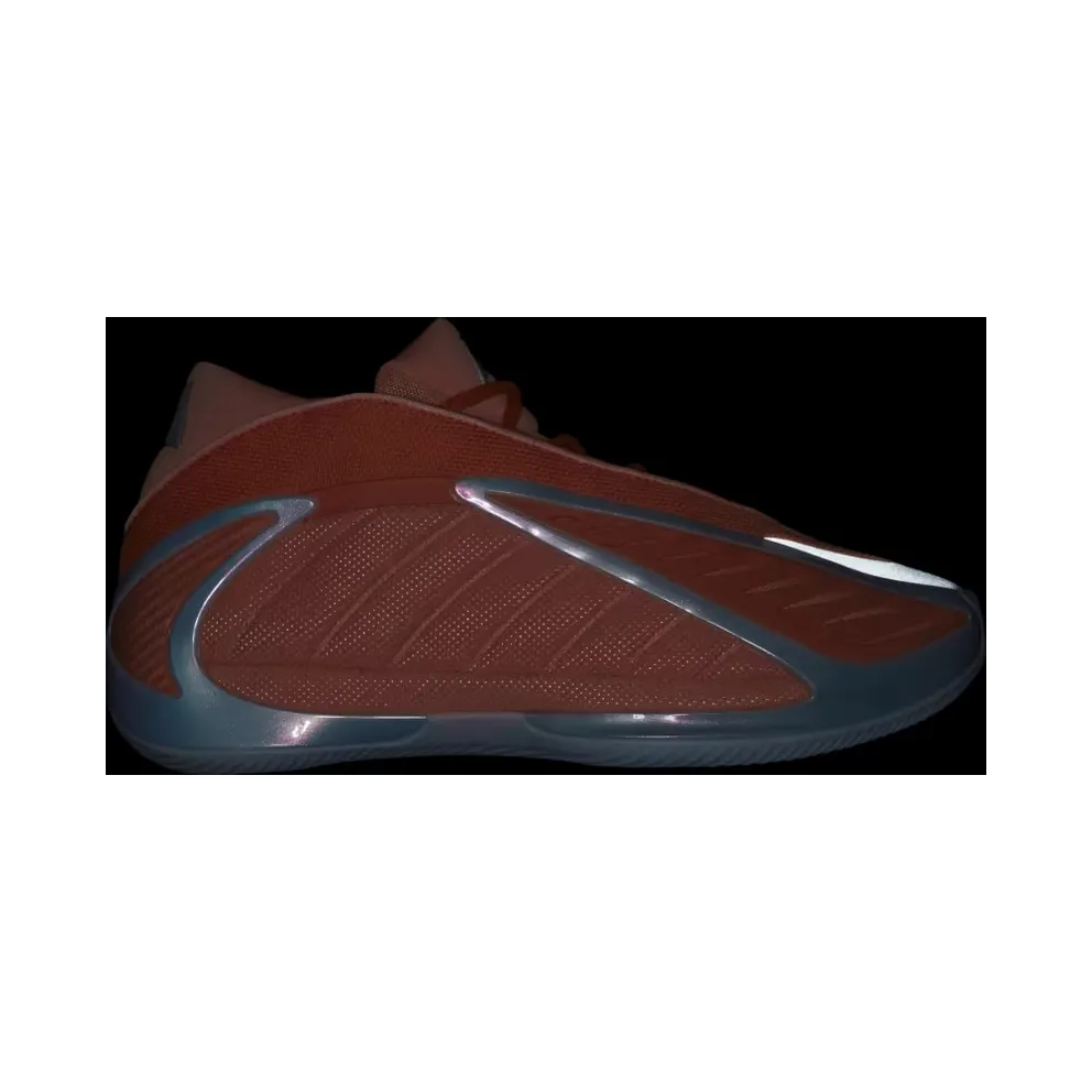Adidas Anthony Edwards 2 Shoes Lucid Orange / Silver Metallic / Grey One (KK1390)