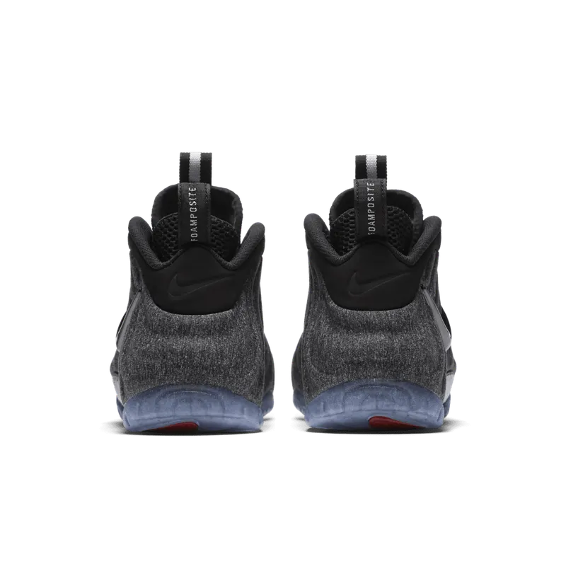 Nike Air Foamposite Pro Wool Fleece Dark Grey Heather/Black-Black (624041-007)