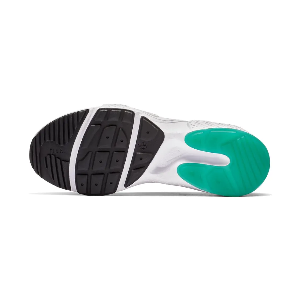 Nike Huarache Edge Sneaker of the Gods White/White-Clear Emerald-Total Orange (BQ5206-100)