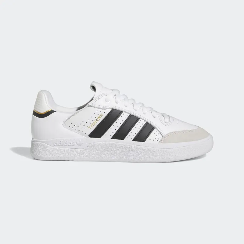 adidas Tyshawn Low Cloud White / Core Black / Gold Metallic (HQ2003)