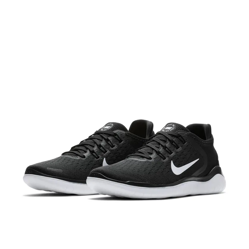 Nike Free RN 2018 Black White (W) Black/White (942837-001)