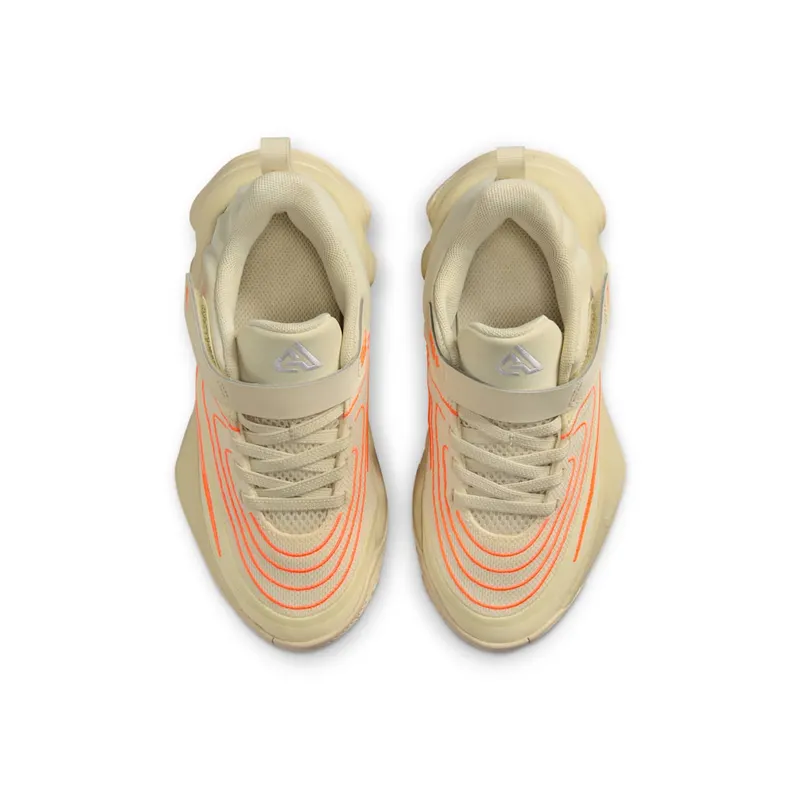 Nike Giannis Immortality 4 Light Khaki Alabaster Total Orange White (FZ6733-200)