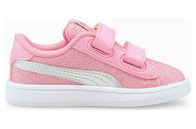 Puma Smash v2 Glitz Glam Roze/Zilver (367380-27)