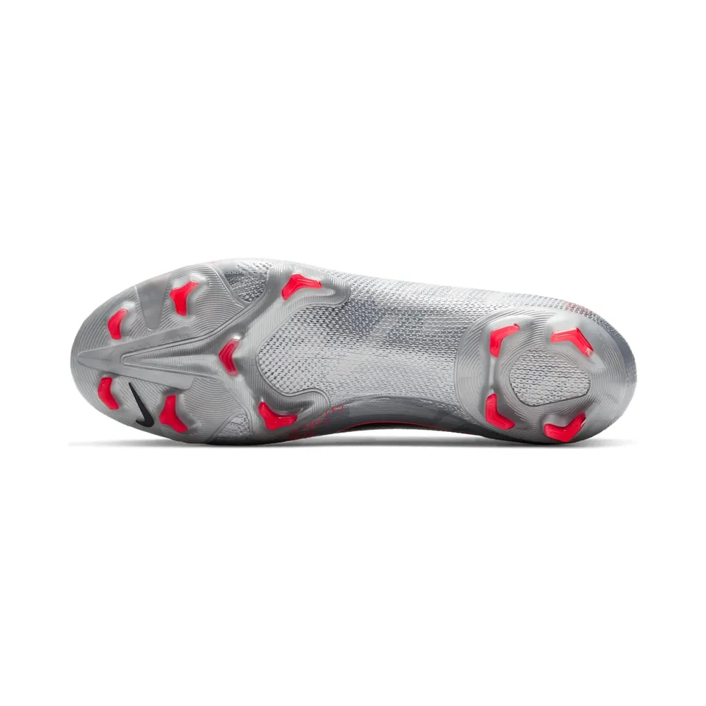 Nike Mercurial Superfly 7 Pro FG Metallic Grey Crimson (AT5382-906)
