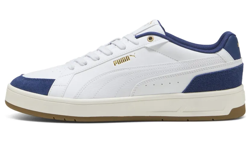 Puma Court Classico Sport “Puma White / Puma White / Blue Jewel” (400731_11)