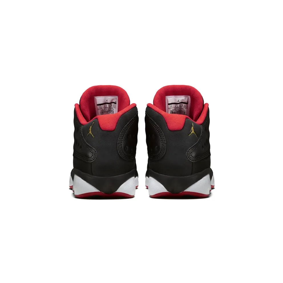 Jordan 13 Retro Low Bred (GS) Black/Metallic Gold-University Red-White (310811-027)