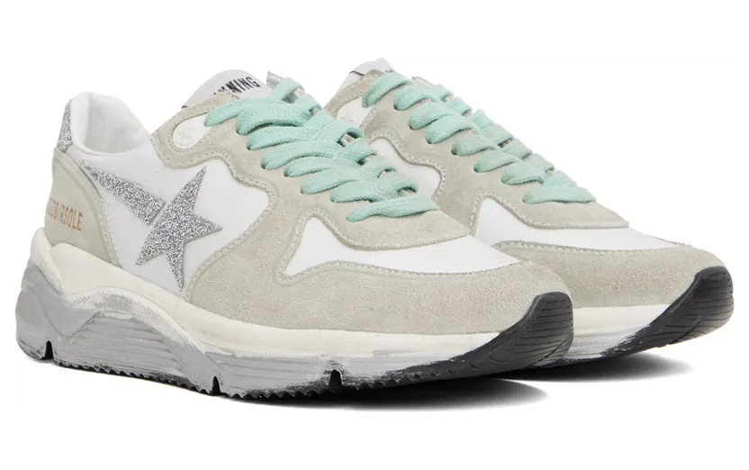Golden Goose White & Gray Running Sole Sneakers (GWF00126.F002793.10268) (4)