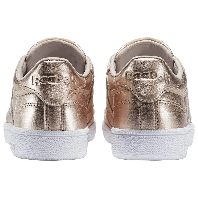 Reebok Club C 85 Melted Metal Pearl Metallic (W) Pearl Metallic/Peach White (Other Brands Reebok)