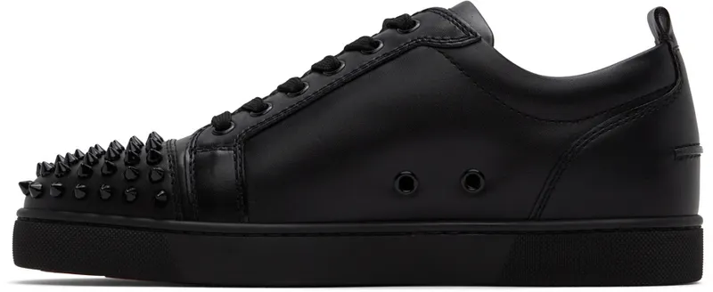 Christian Louboutin Black Louis Junior Spikes (1130573)
