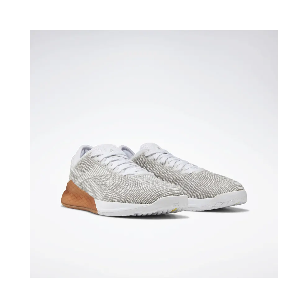 Reebok Nano 9 White Gum (W) White/Skull Grey-Reebok Rubber Gum 03 (Other Brands Other)