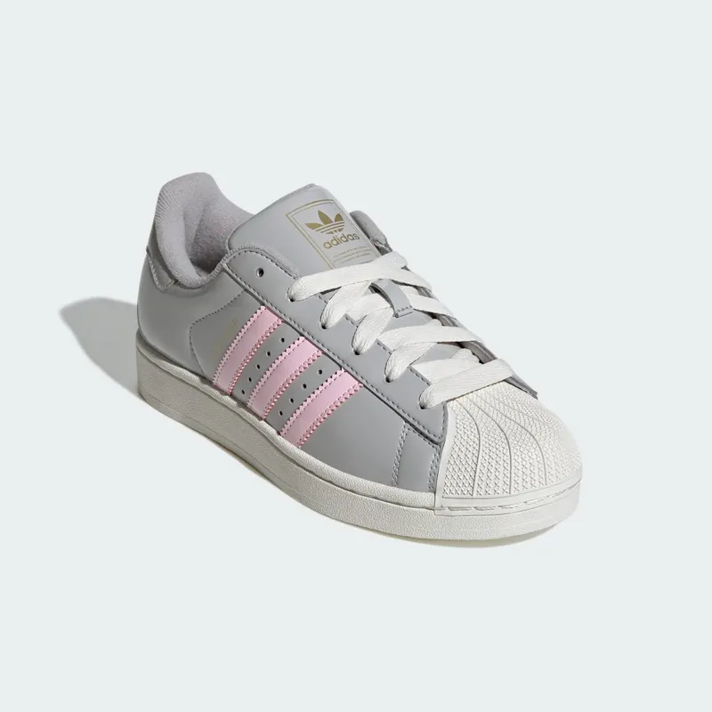 Adidas SUPERSTAR SHOES Grey Two / Clear Pink / Off White (KI8052)