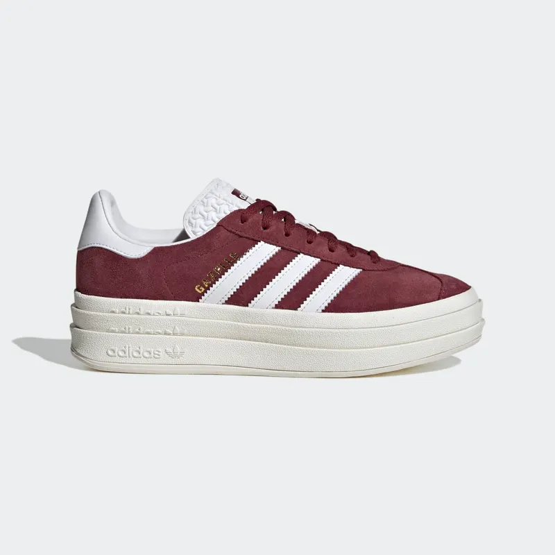 Adidas Gazelle Bold Shadow Red / Cloud White / Core White (HQ6892)
