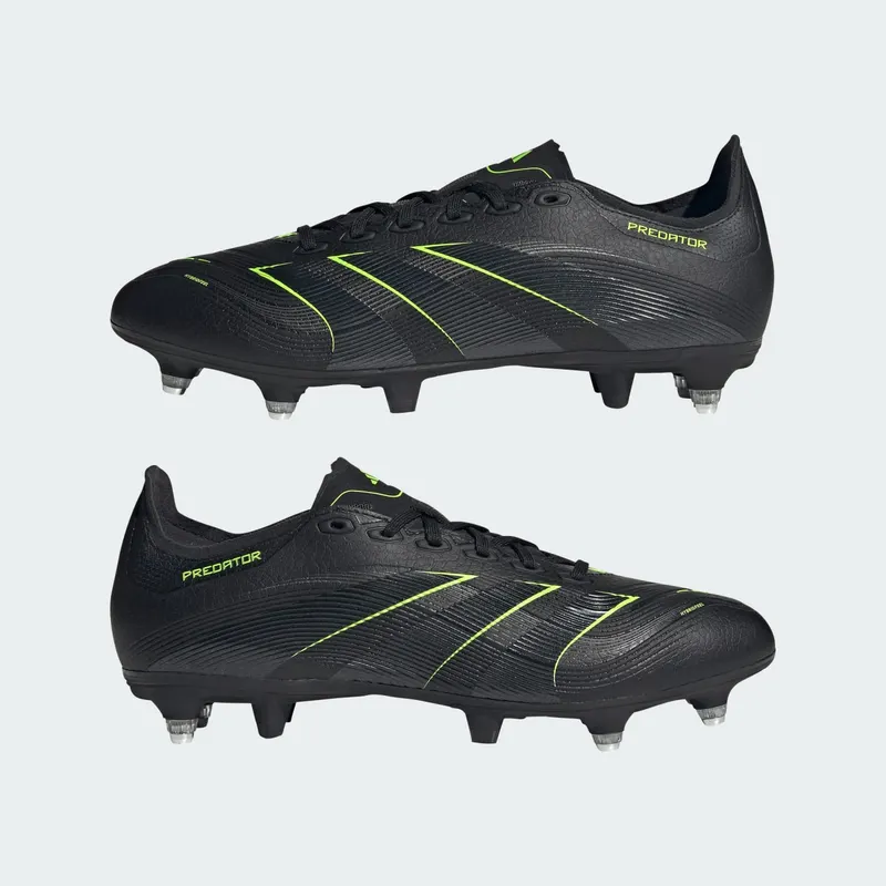 adidas Predator League SG Core Black Carbon Lucid Lemon (JI1130)