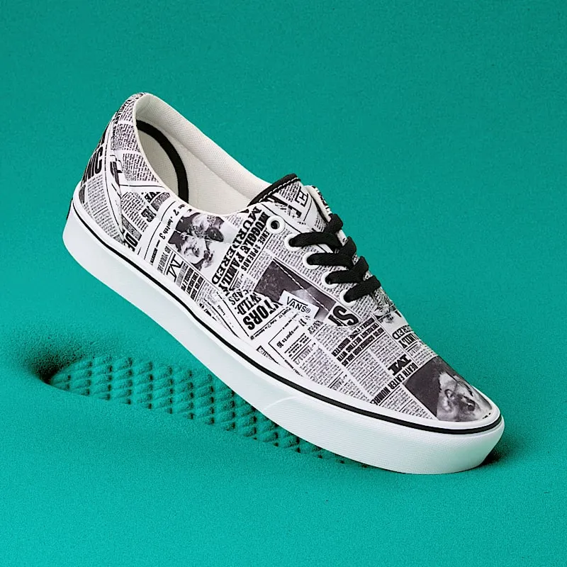 Vans Harry Potter x ComfyCush Era ‘Newspaper’ White/Black (VN0A3WM9V9T)