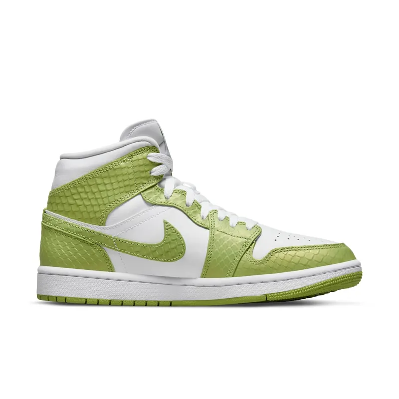 Air Jordan 1 Mid Green Python (DV2959-113)