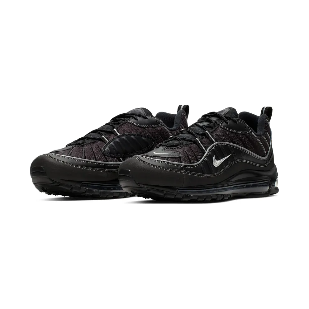 Nike Air Max 98 Black Oil Grey Black/Oil Grey-Vast Grey-Metallic Silver (640744-013)
