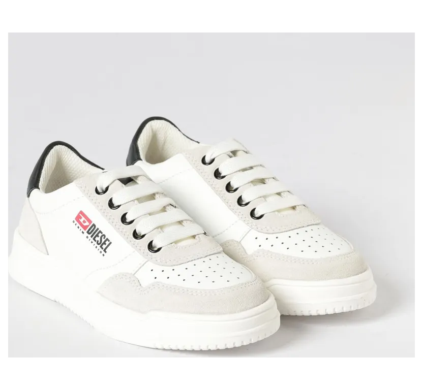 Diesel S-Cascoun Leather Sneakers White (BC1055KF021K10J)