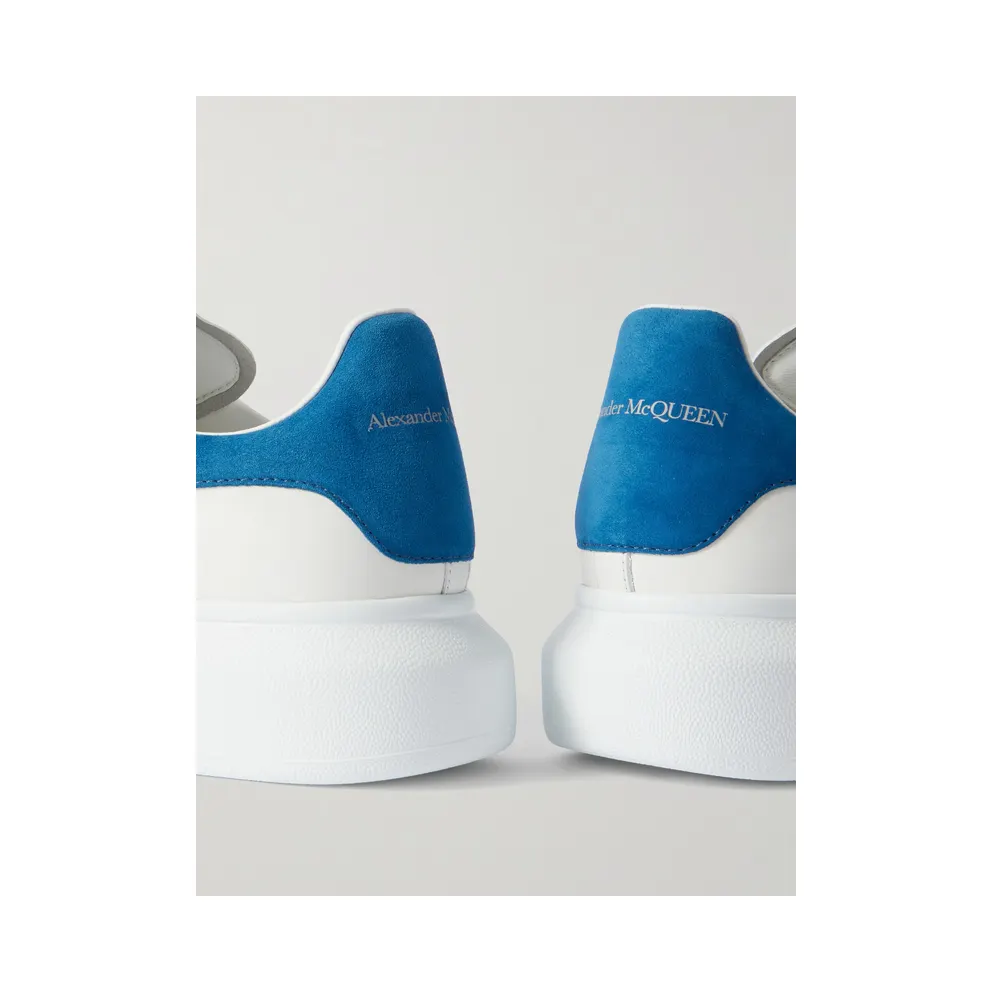 Mcqueen Exaggerated-Sole Leather White (553680WIAIH)