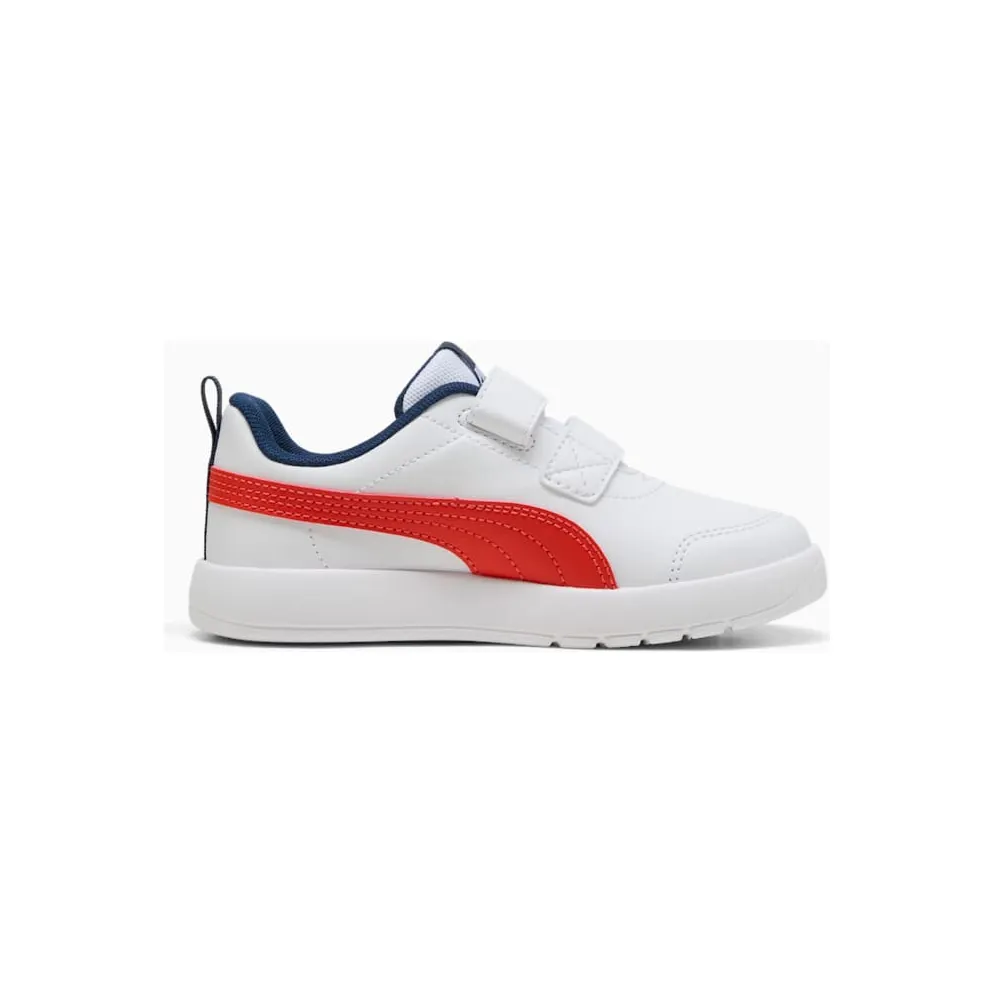 Puma Courtflex White / Fierce Red / Persian Blue (397642-14)