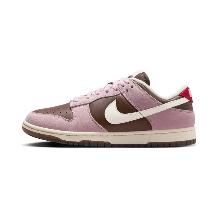 Nike Dunk Low LX Croc Black (W) “Cacao Wow / Pink Foam / University Red / Pale Ivory” (HM0987-200)