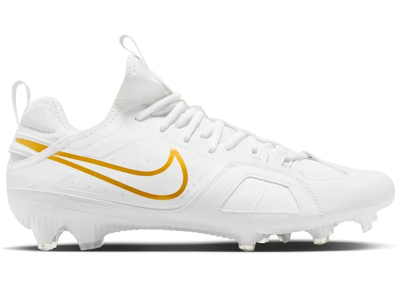 Nike Huarache 9 Varsity LAX White Metallic Vivid Gold (FD0090-100)