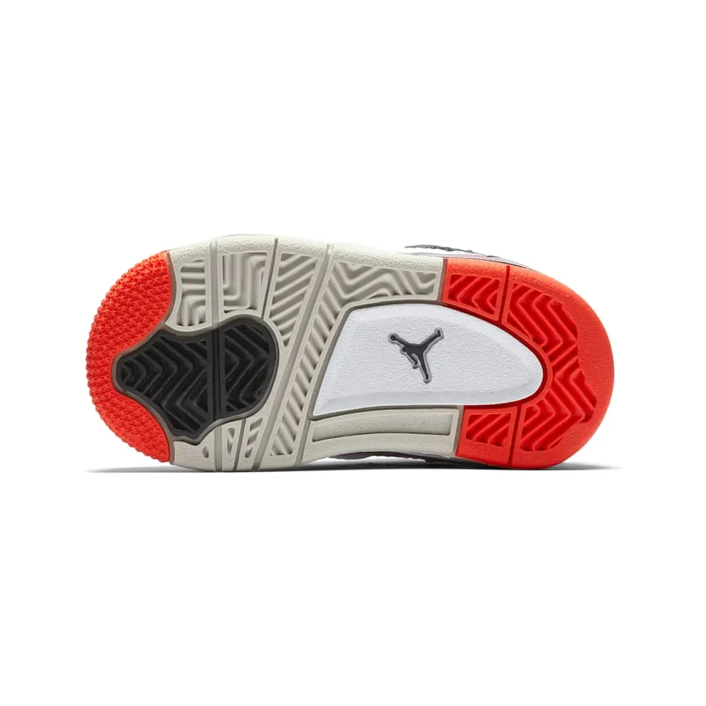 Jordan 4 Retro Flight Nostalgia (TD) White/Black-Bright Crimson-Pale Citron (BQ7670-116)