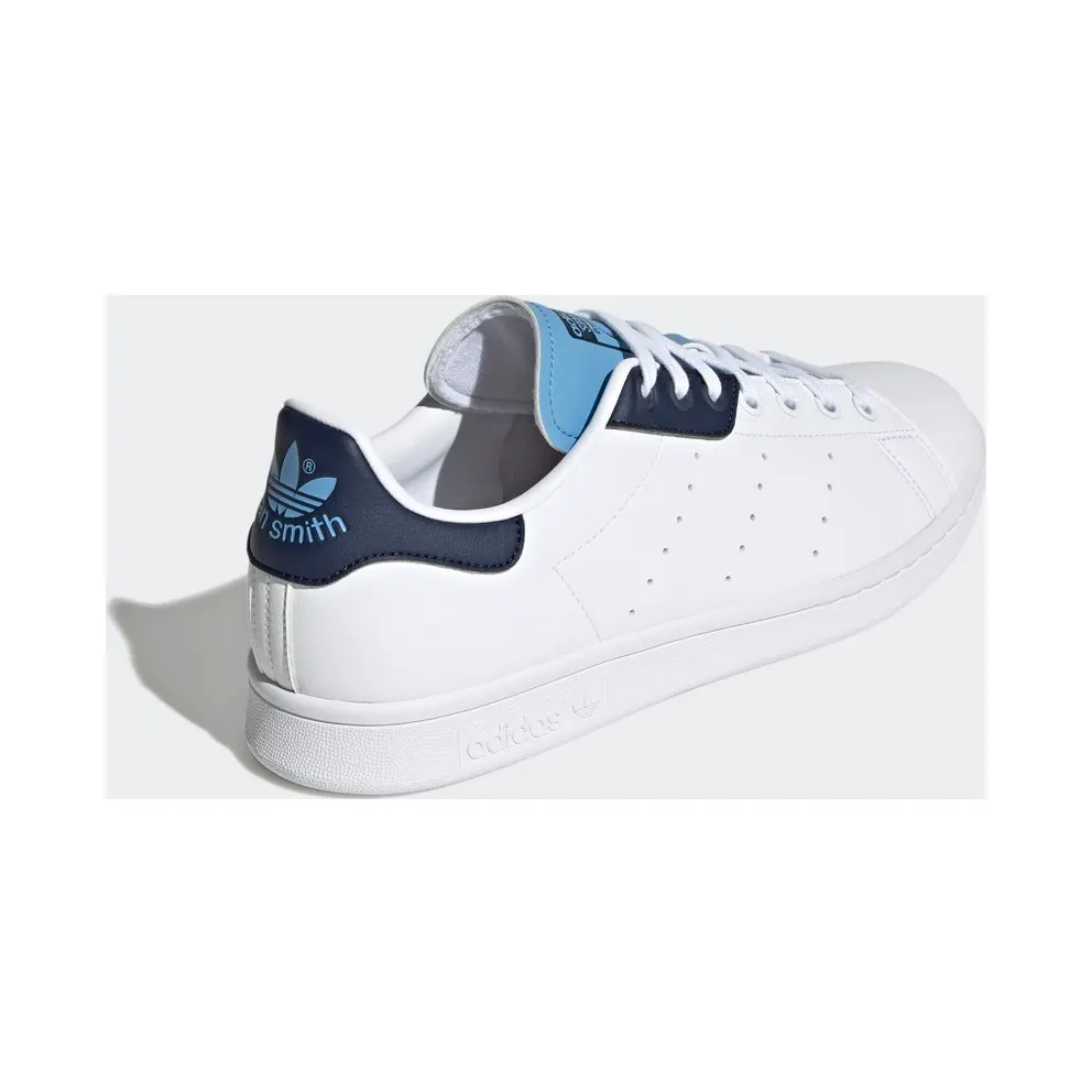 adidas Stan Smith Cloud White / Collegiate Navy / Light Blue (H00332)
