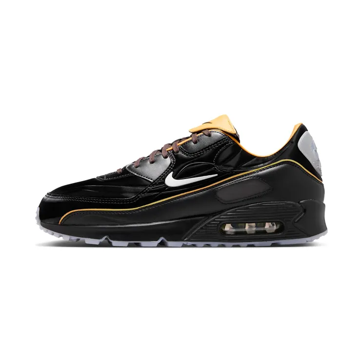 Nike Air Max 90 Dark Cinder Mercurial Vapor 1 “Black / Gold Leaf / Pear / White” (IR5903-010)