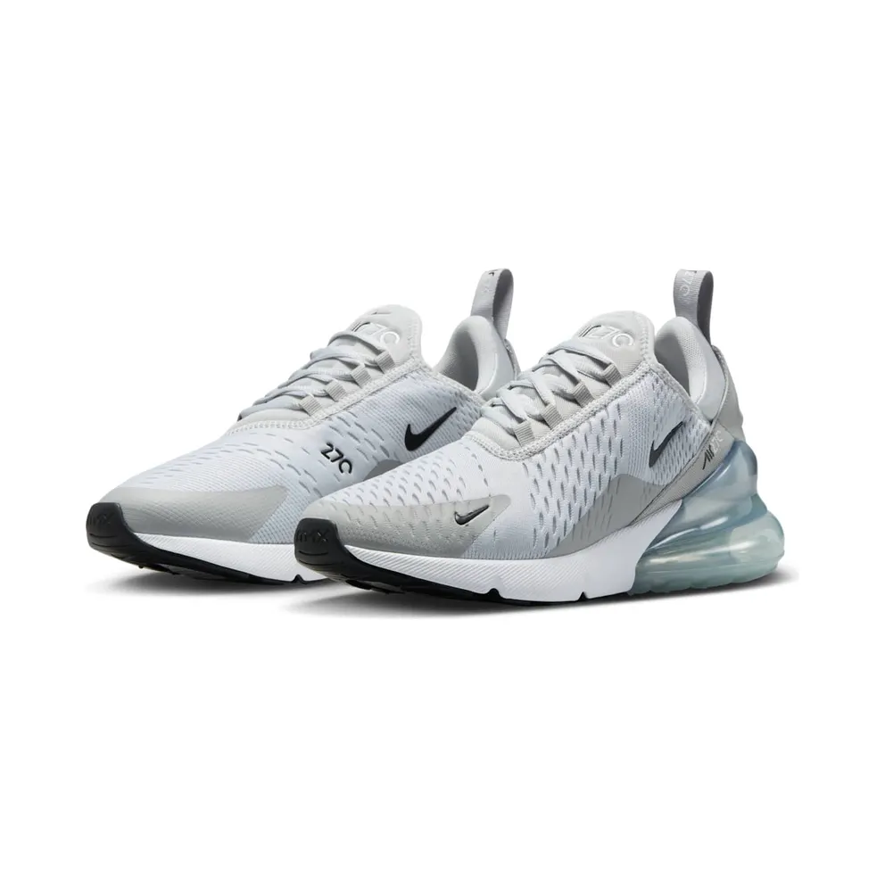 Nike Air Max 270 “Pure Platinum Light Smoke Grey Metallic Silver Black” (AH6789-018)