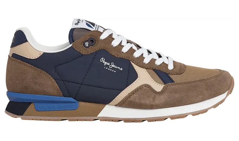 Pepe Jeans PèPè sneaker Beige / Lichtbeige / Donkerblauw (PMS400004-872)