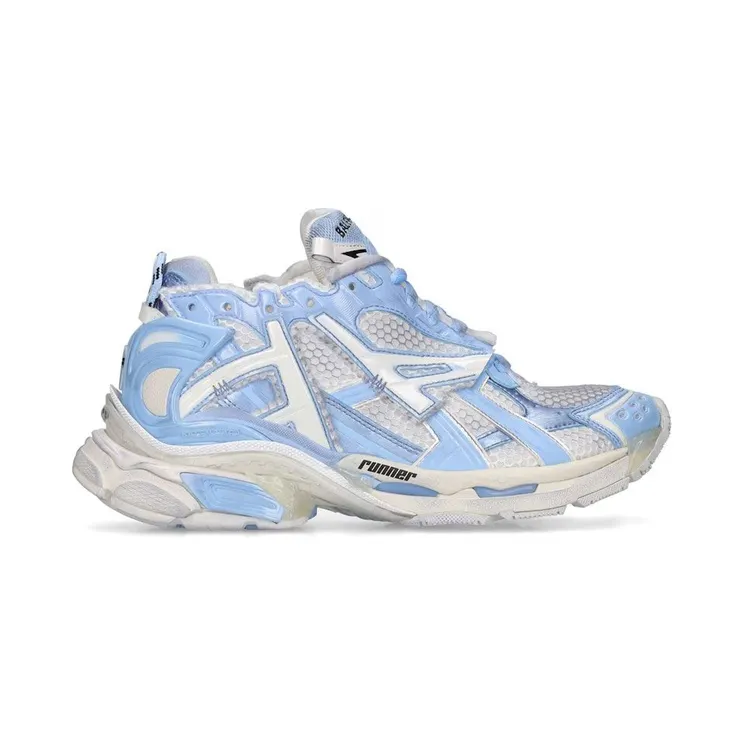 Balenciaga Runner White Light Blue (677402-W3RB2-9744)
