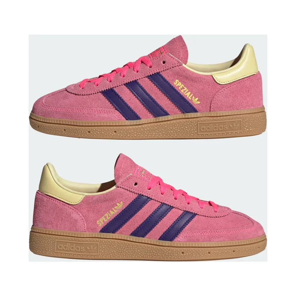 Adidas Handball Spezial “Lucid Pink Collegiate Purple Almost Yellow” (JP8718)