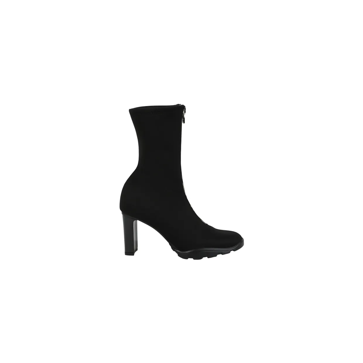 Alexander McQueen Zip-Up Ankle Boots Black (690812W4SQ01000)