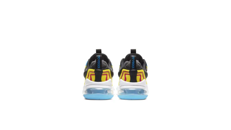 Nike  Air Max 270 React Yellow Red (GS) Yellow/Red-Blue-Black-White (CD6870-700)
